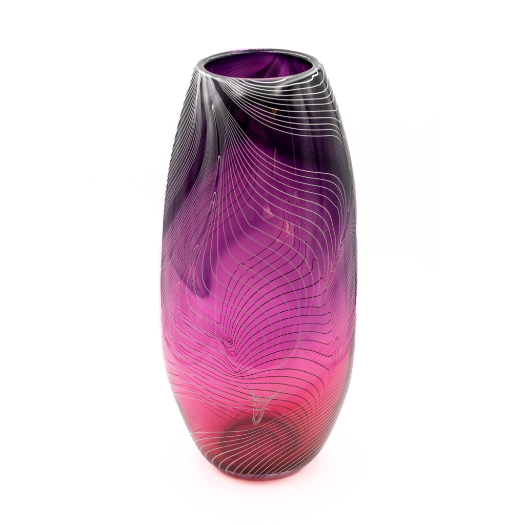 5617 matt stern pink and purple frequency vase
